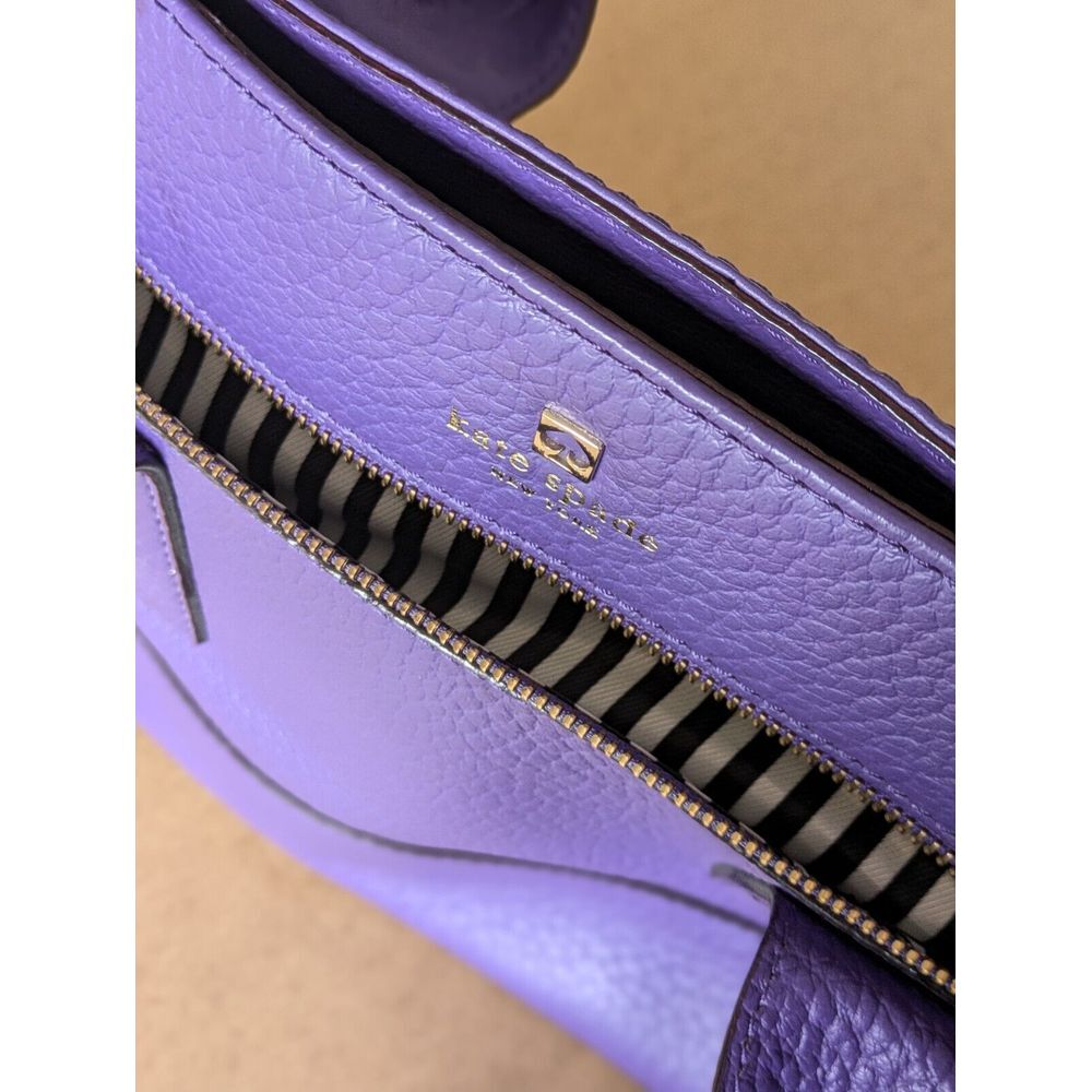 NEW Purple Kate Spade Southport Avenue Oden Leather Women's Tote - Picture 5 of 8